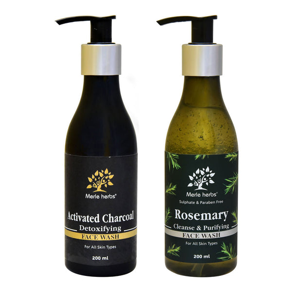 Combo Pack (Rosemary Face Wash + Charcoal Face Wash)