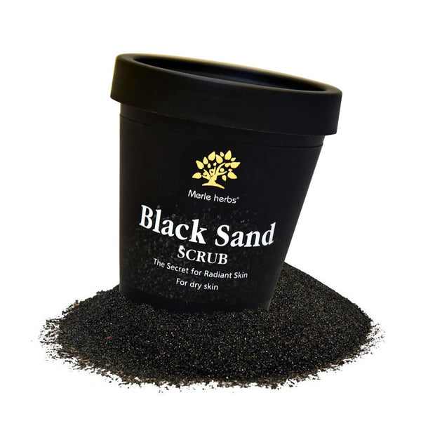 Black Sand Cream Scrub For Dry Skin